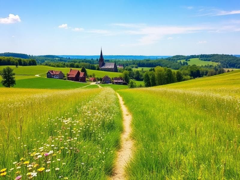 Kneiff Summit Trail hiking trail in Luxembourg - Challenging difficulty, 15 km distance